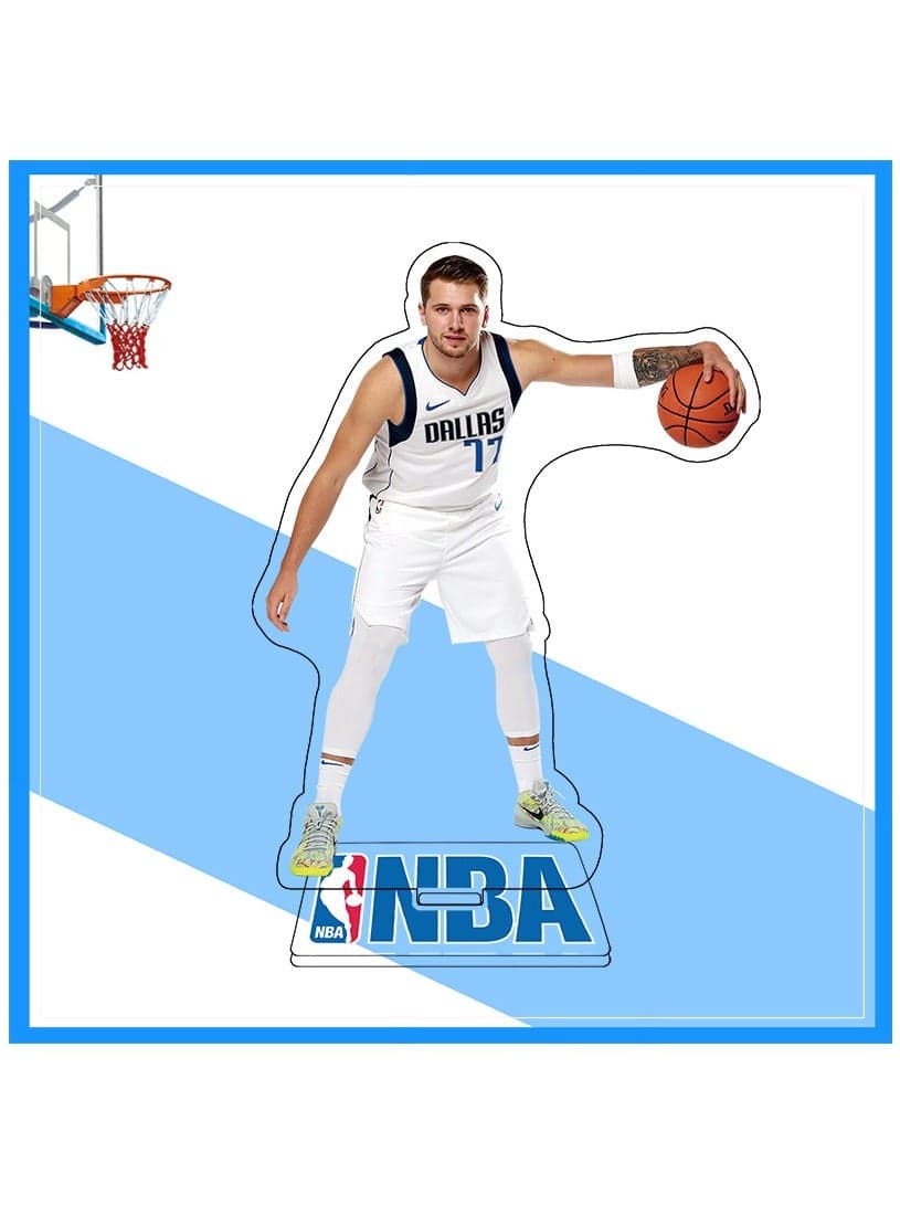 NBA Star-Doncic Display Stand Home Decoration Office School Dormitory Decoration, Great Gift for Basketball Lovers - 15 cm