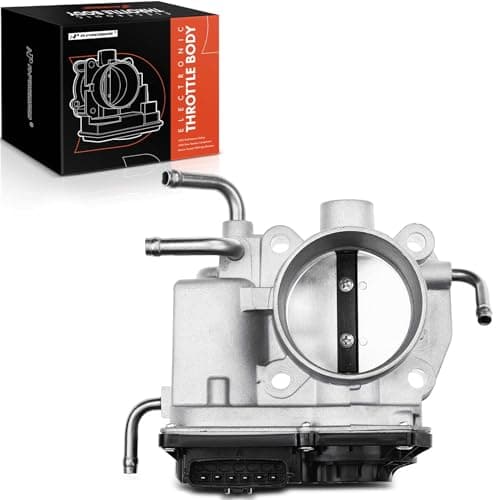 A-Premium Electronic Throttle Body Compatible with Toyota, Scion, Lexus & Pontiac Model - Corolla, Camry, Matrix, RAV4, Solara, tC, xB, HS250h, Vibe - 2.4L L4, w/TPS, Replace# 22030-0H031, 19205296