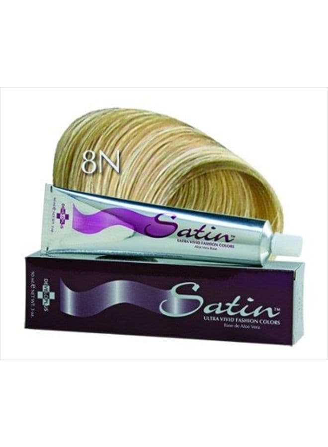 Satin Color #8N Light Blonde 3 Ounce (88ml) (3 Pack)