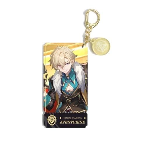 GOLEHS Honkai Star Rail Character Acrylic Keychain - 3.54" x 1.85" Waterproof and Scratch-Resistant Design