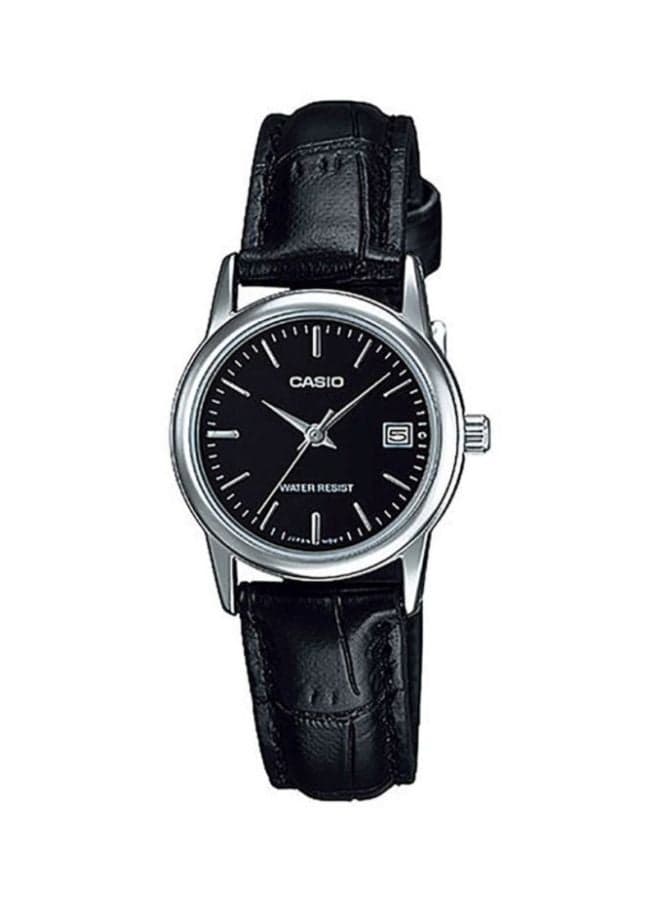 Women Dress Analog Wrist Watch LTP-V002L-1B - 25 mm - Black