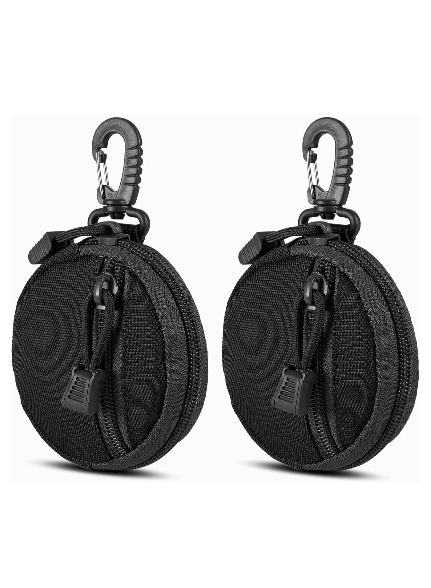 Tactical Waist Bags Molle Pouch Accessories for Men, Compact Coin Holder Pouch Wallet, EDC Change Purse, Keychain Included