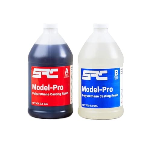 SPRESIN Model-Pro 1 Gal (0.5-Gal Part A + 0.5-Gal Part B) 2-Part Polyurethane Casting Resin Kit, Low-Viscosity and Odorless, Ideal for Casting Models, Prototypes, Figurines, Art and Craft Projects