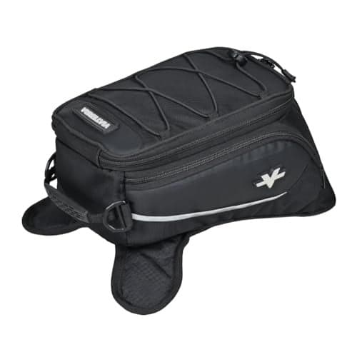ViaTerra Ace Magnetic Motorcycle Tank Bag 6L – Universal Fit for Metal Tanks, Ideal for Daily Commute, with Free Outer Rain/Dust Cover & EBC Net