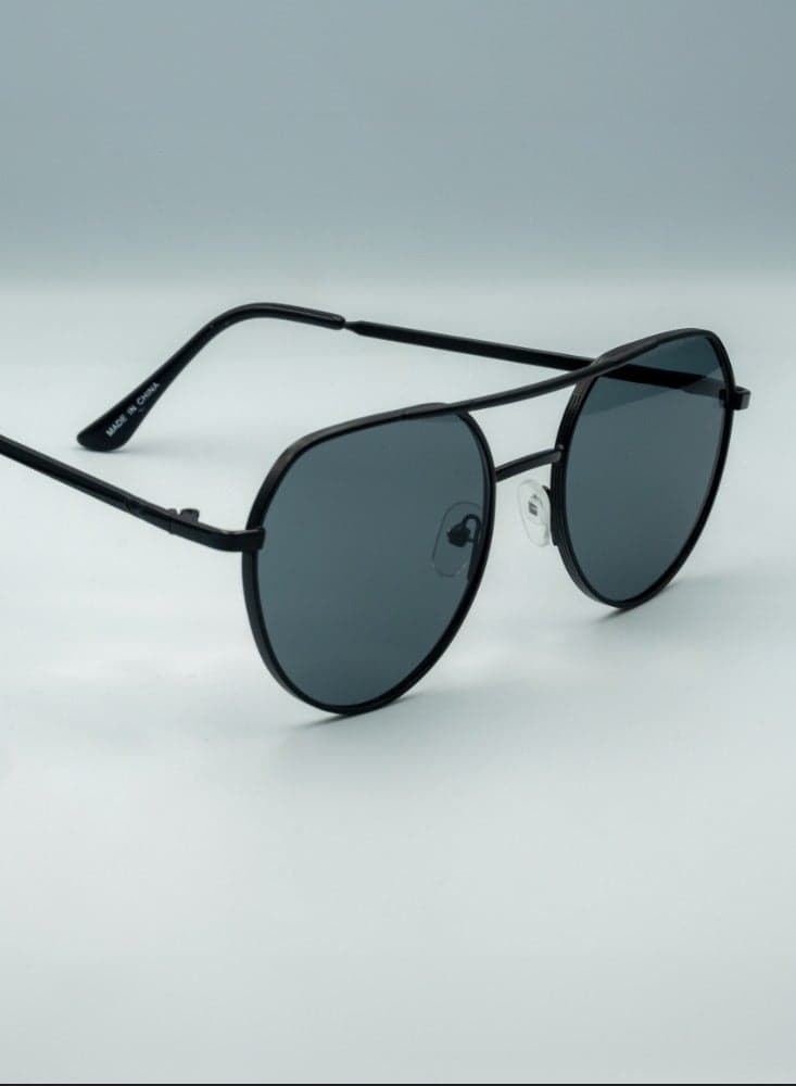 Zaas Round Retro Sunglasses for Men and Women – Classic Black Frame UV400 Protection Lightweight Metal Eyewear