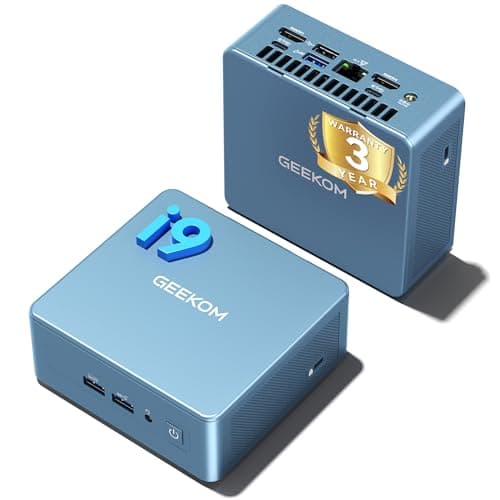 GEEKOM IT13 Mini PC 2025 Edition, with Intel 13th Gen i9-13900HK (3-Year Quality Support), 32GB RAM/1TB NVMe SSD, NUC13 Mini Desktop Computer Windows 11 Pro for Home&Office | 8K UHD,USB4,WiFi 6E,BT5.2
