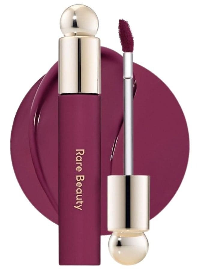 "Rare Beauty by Selena Gomez Soft Pinch Tinted Lip Oil Stain - Affection - (Muted Berry, 3ml) - Hydrating, Lightweight, and Long-Lasting Lip Tint with a Glossy Finish"