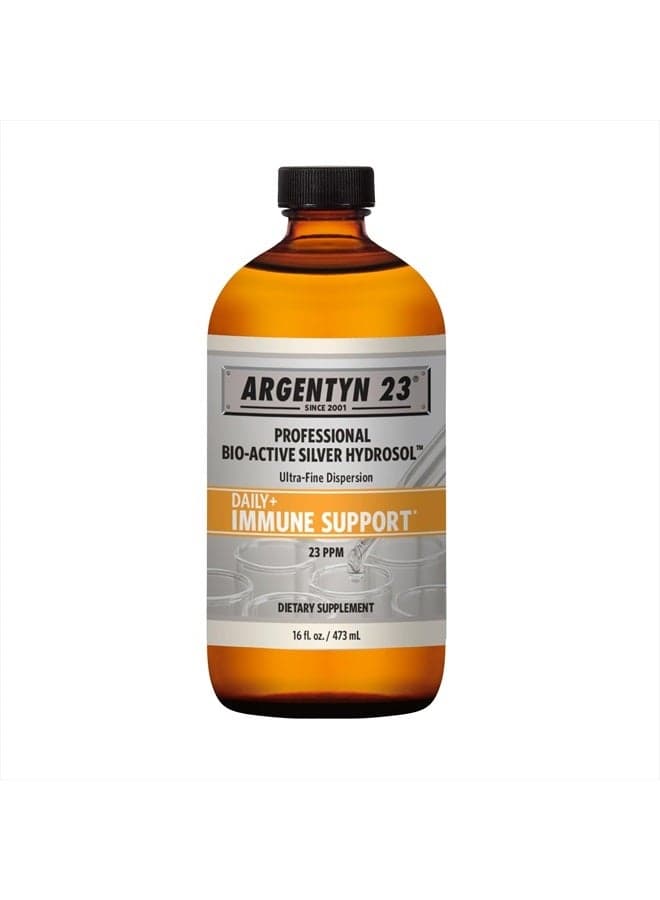 Professional Bio-Active Silver Hydrosol for Immune Support, Colloidal Silver, 23ppm, 16oz (473mL) Twist-Top