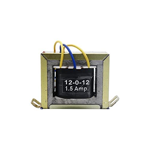 Electronic Spices Transformers 12-0-12, 1/5Amp AC Current Step Down Vertical Mount Electric Power Transformer (12-0-12 1/5AMP)