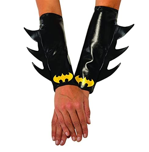 DC Comics Superheroes: Batgirl Gauntlets for Adults by Rubies, Women's No Size
