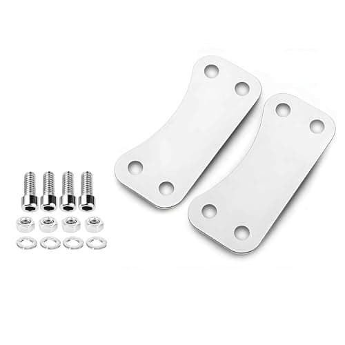 Motorcycle Front 21 Wheel Fender Risers Lift Brackets fits for Harley Davidson Touring Electra Glide Street Glide Road Glide Road King Models 20142025 Chrome
