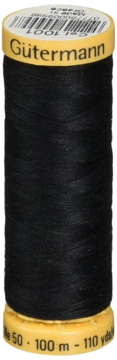 Natural Cotton Thread 110 YardsBlack