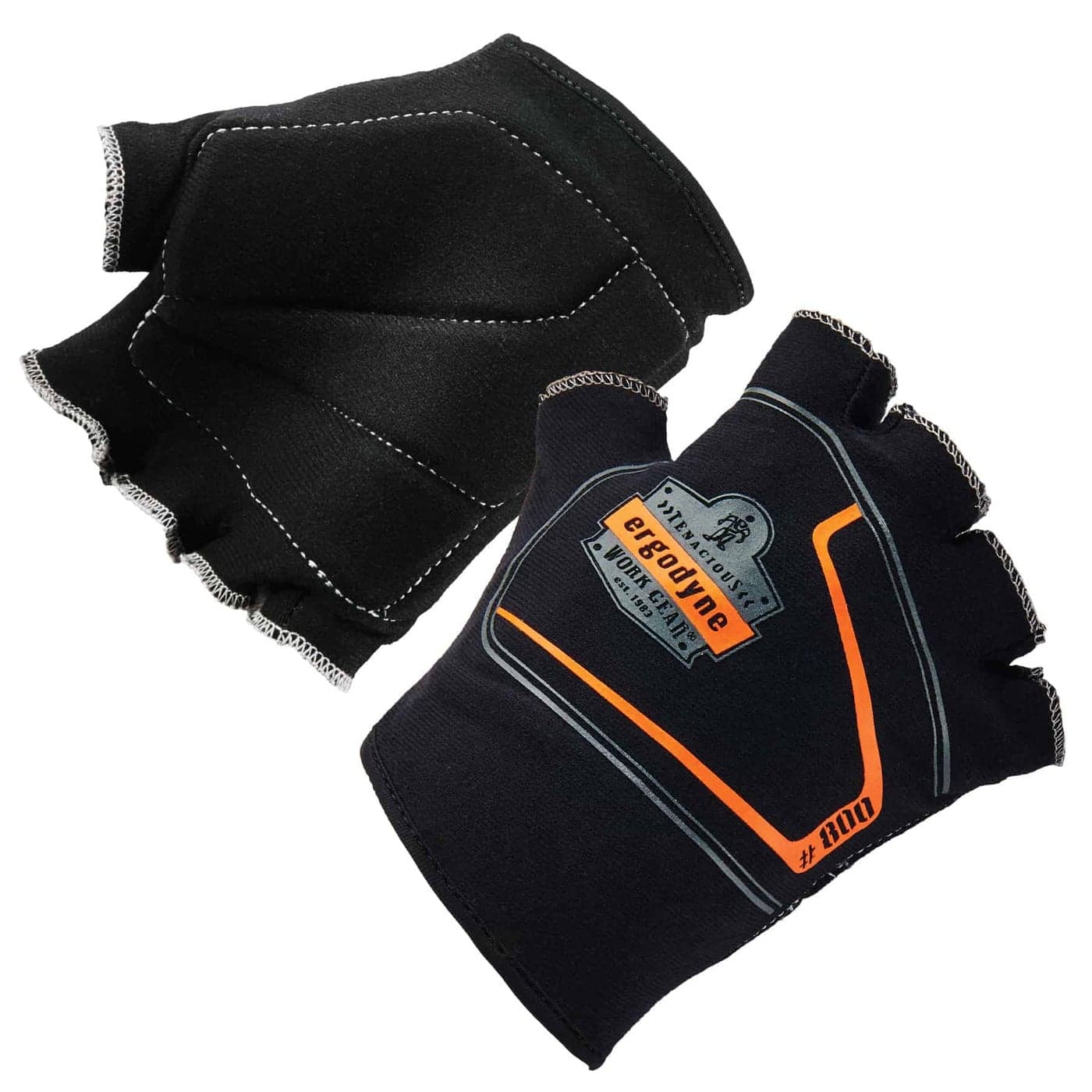 Ergodyne ProFlex 800 Padded Work Glove Liners Large Black