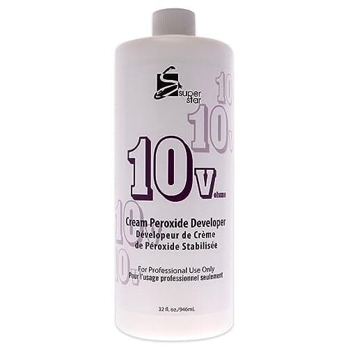 SUPER STAR 10v Cream Peroxide Developer 32 Fluid Ounce