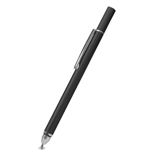BoxWave Stylus Pen Compatible With ONN Tablet (10.1 in) - FineTouch Capacitive Stylus, Super Precise Stylus Pen - Jet Black