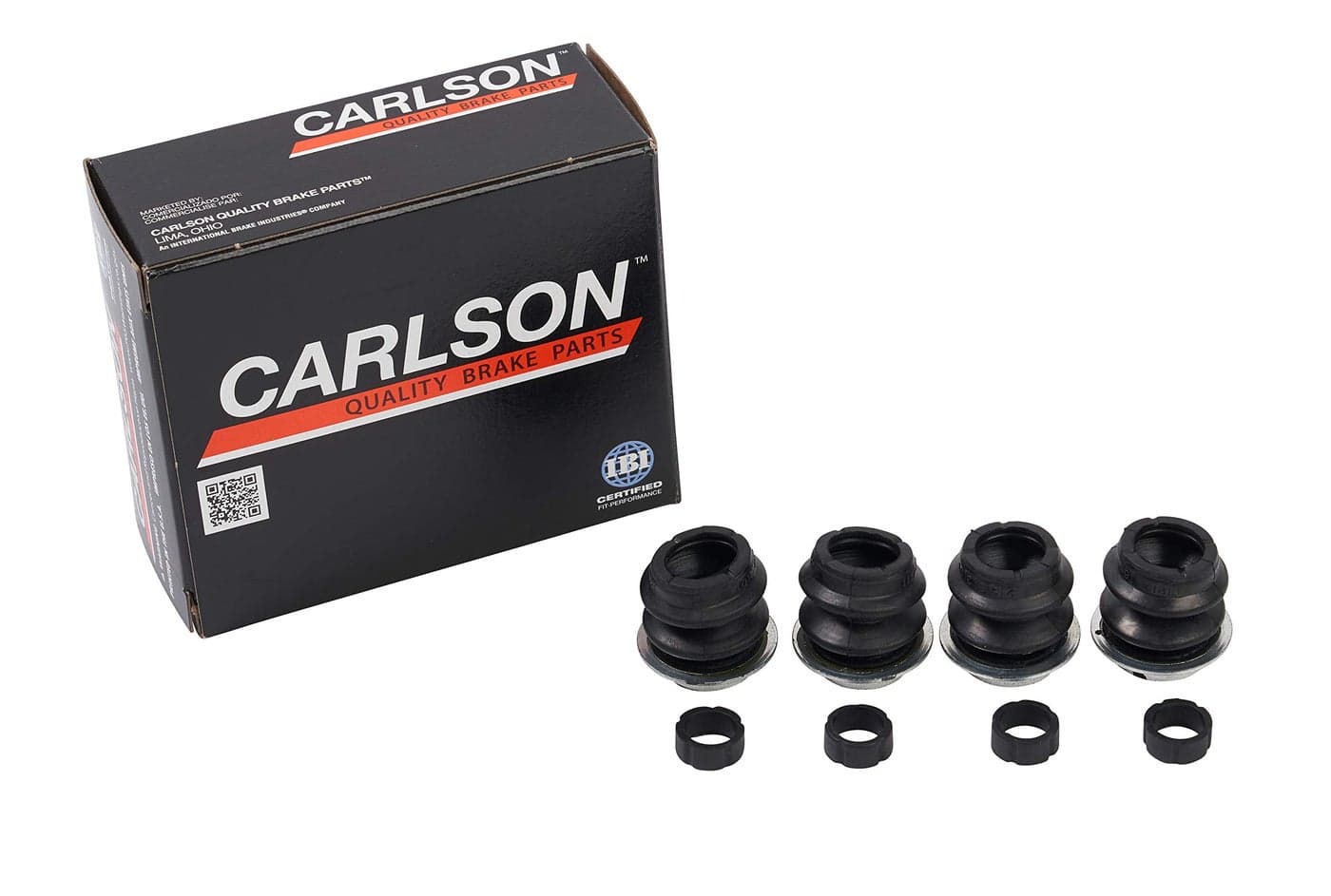 Carlson Quality Brake Parts 16078 Front and Rear Disc Brake Caliper Guide Pin Boot Kit