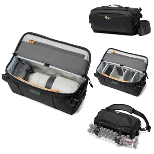 Lowepro ProTactic Lite SLX 120 AW III Camera Sling Bag Professional Camera Rain Cover Lightweight Crossbody Sling Backpack for Photographer Videographer Volume 5L for DSLRMirrorless