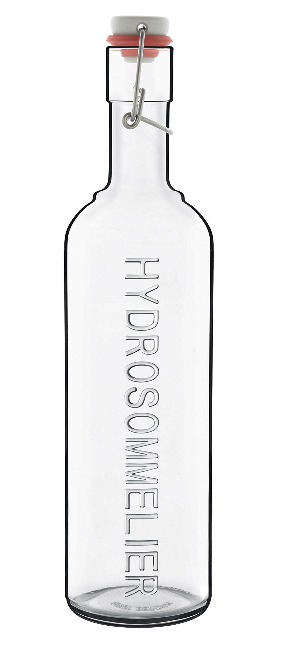 Luigi Bormioli Pictura Hydro Sommelier Bottle, 34-Ounce, Clear