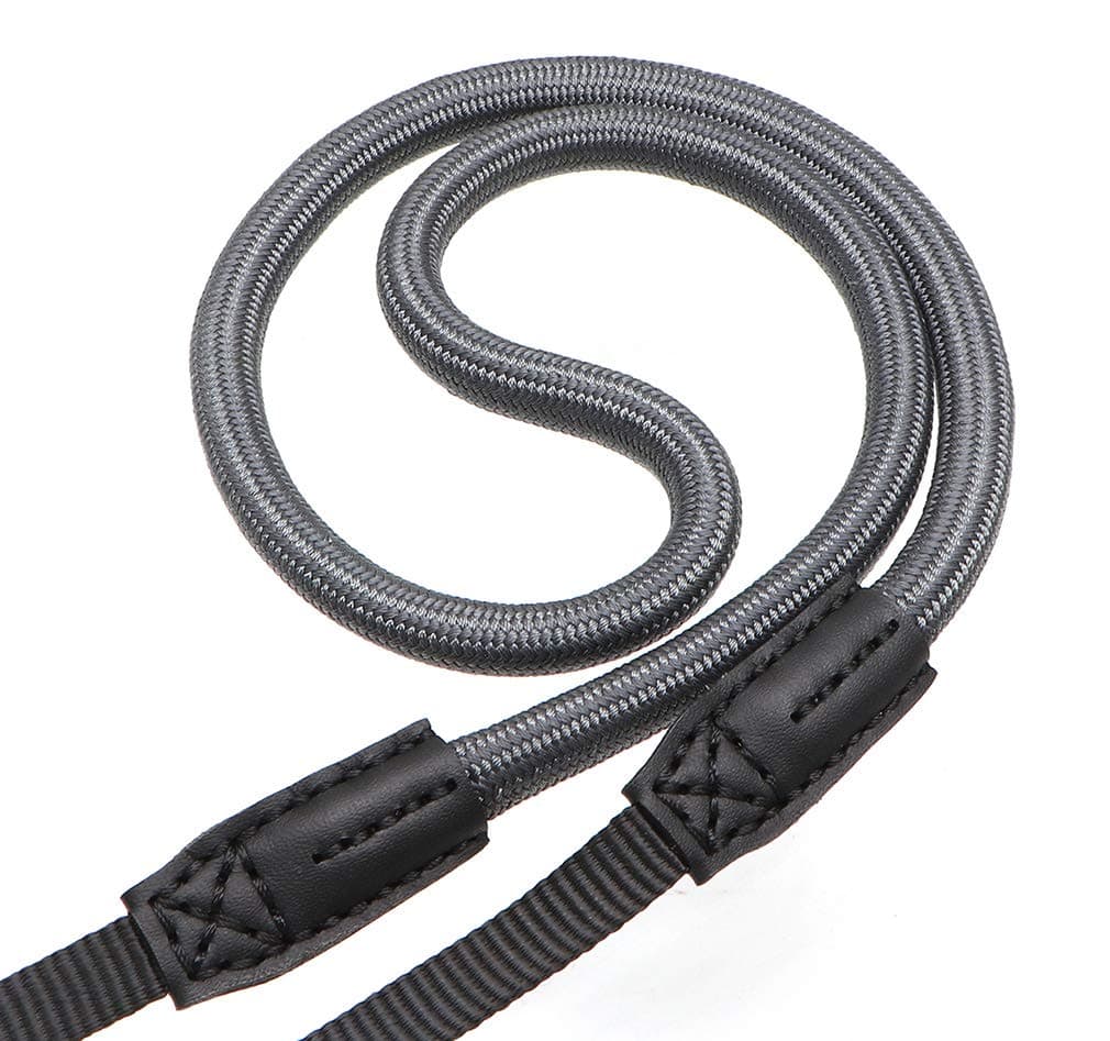 HITHUT Quick Release Camera Neck Strap Shoulder Strap Belt for Mirrorless Digital Cameras Climbing Rope with Quick Release QD Loops Connector with O-Ring Adjustable Length 30-53inch Gray