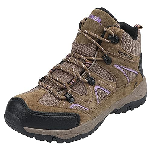Northside Women's Snohomish Hiking Boot, Tan/Periwinkle, 8 M US