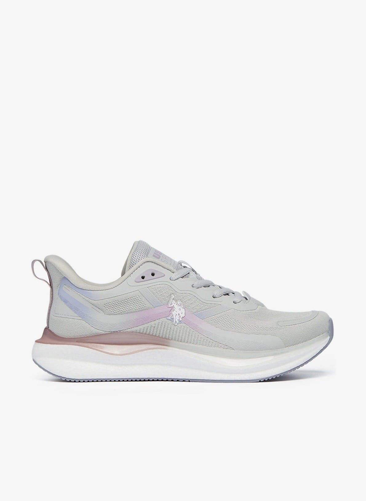 Women's Grey Low-Top Limited Edition Ramadan Exclusive Sneakers Shoes - Luxe Shine, Effortless Elegance!