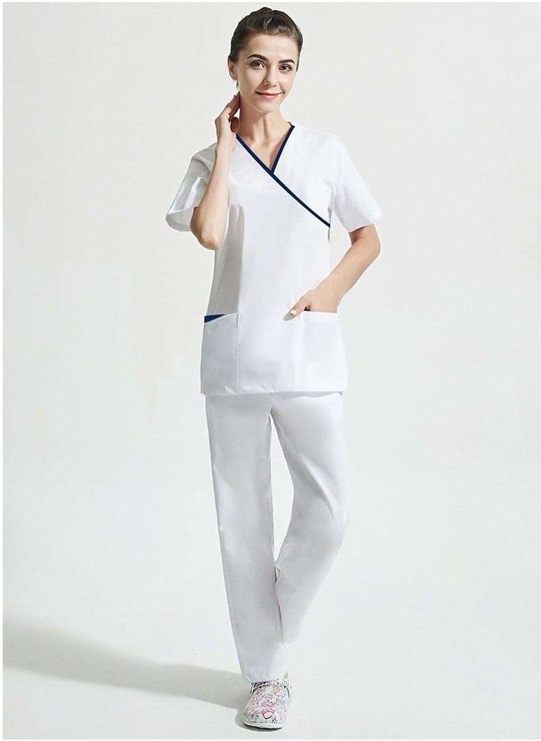 Medical scrub upper and lower set of 2 pieces
