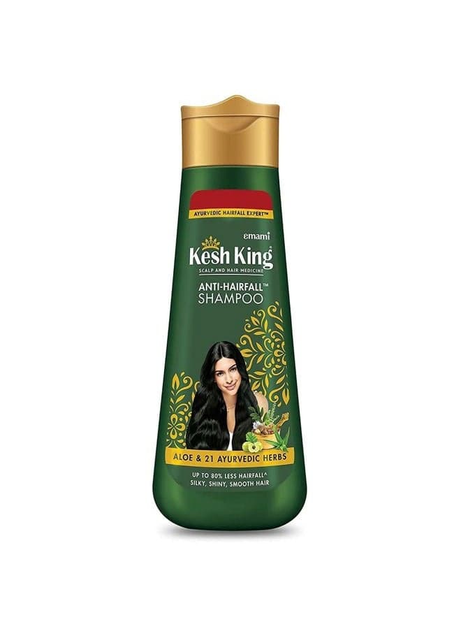 Kesh King Anti Hairfall Shampoo | with 21 Ayurvedic Herbs & Aloe Vera | Provides Healthy Nourished Scalp | for Shiny & Smooth Hairs | 2.71 Fl Oz/80ml
