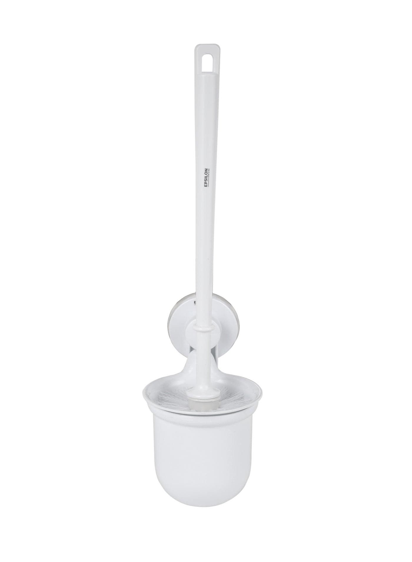 Toilet Brush with Holder- EPSBA1553/ with Strong Suction Design, 2.0 kg Capacity, Compact and Light-Weight Toilet Brush Perfect for Cleaning Indian and Western Style Toilets
