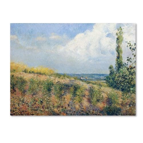 Trademark Fine Art The Approaching Storm 1877 Artwork by Camille Pissarro, 14 by 19-Inch
