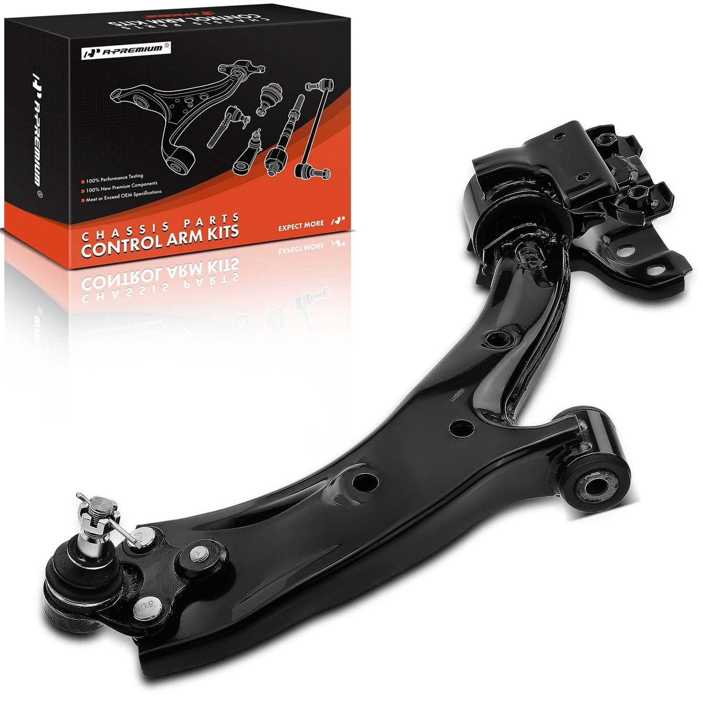 APremium Front Right Lower Control Arm with Ball Joint Bushing Compatible with Honda CRV 2007 2008 2009 2010 2011