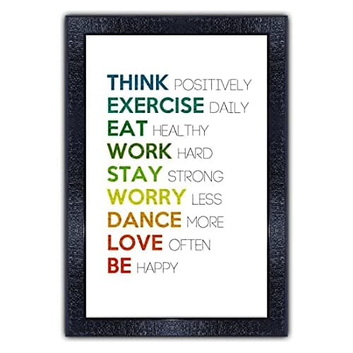 pnf Poster And Frames Motivational Quotes Frames With Acrylic Sheet | For Living, Bedroom | Home Decoration Item | Best Gifting Option (13.5x19 inch) 563
