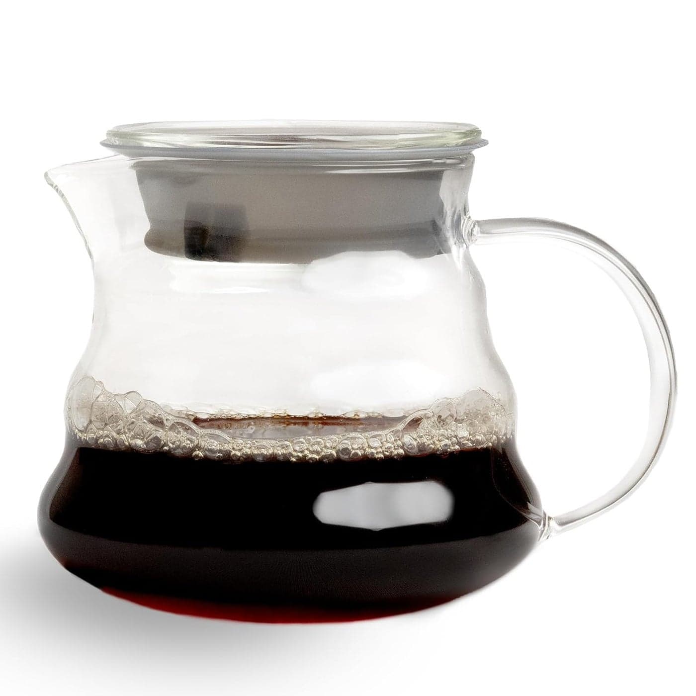 Sipologie Clarity Glass Carafe for Pour Over Coffee 300ml HeatResistant Borosilicate Compatible with V60 and Drip Coffee Makers