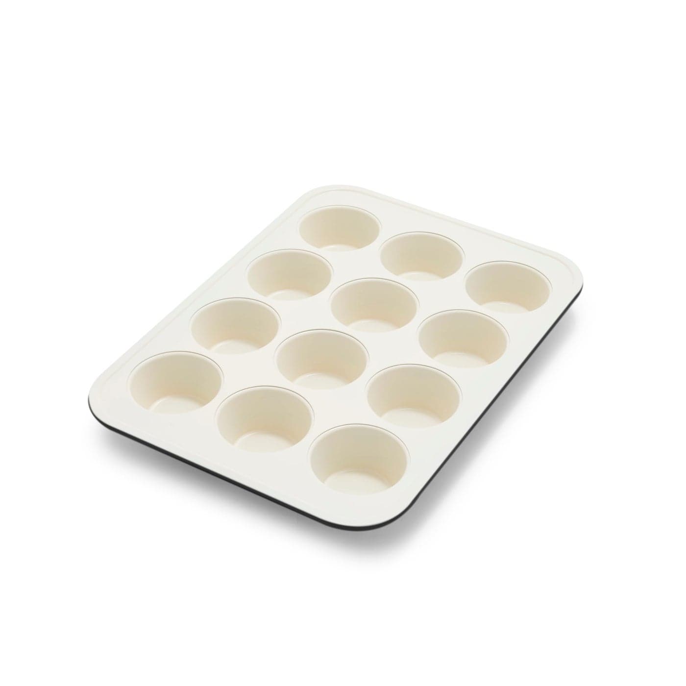 GreenPan Bakewell 12Cup Muffin Pan Healthy Ceramic Nonstick Bakeware PFASFree Cupcake Mold Durable Baking Tray Versatile Kitchen Essentials Easy Clean Ovenware Black