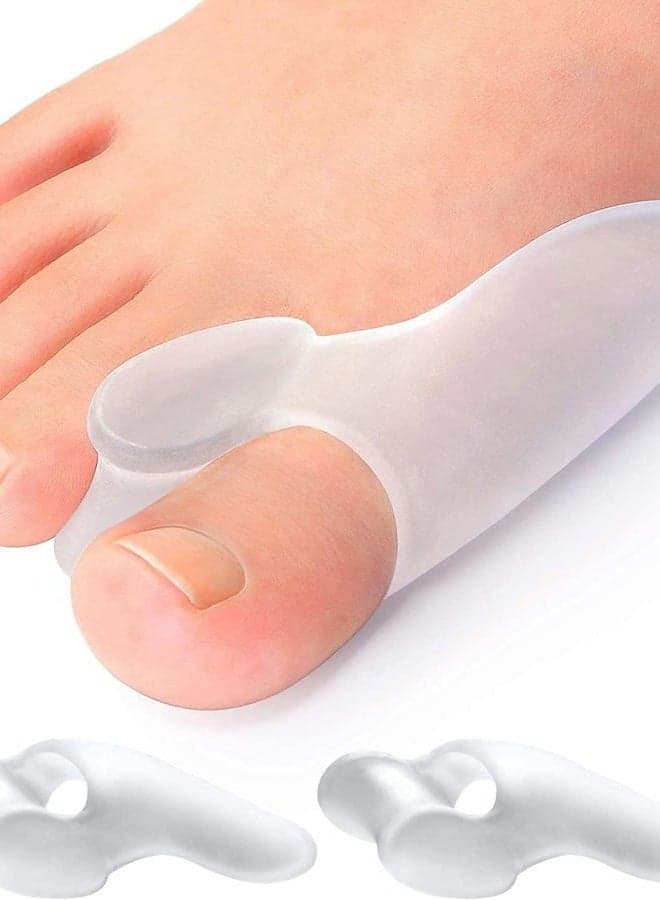 Bunion Cushion Protector, 10 Packs of Bunion Corrector Pads with Separator for Big Toe, Gel Shield for Foot Pain Relief, Calluses, Corns