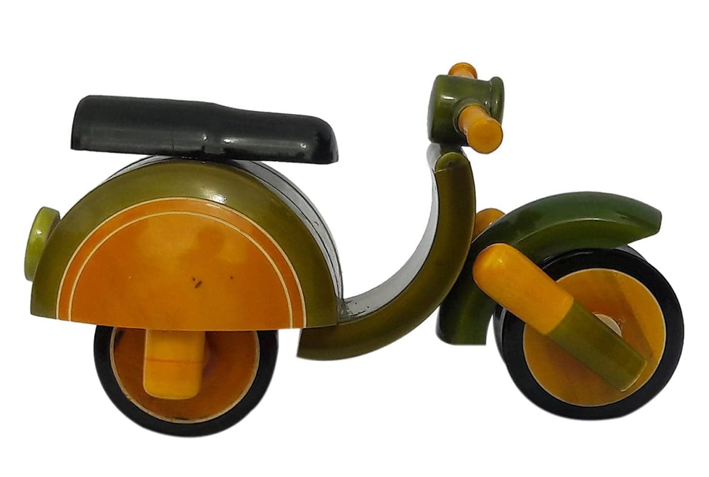 Neotea Wooden Scooter Toy for Kids | Multicolor Baby Scooter with Smooth Edges | Safe & Non-Toxic Colors | Handcrafted Wooden Toy | Fun & Educational Ride-On Toy | Pack of 1