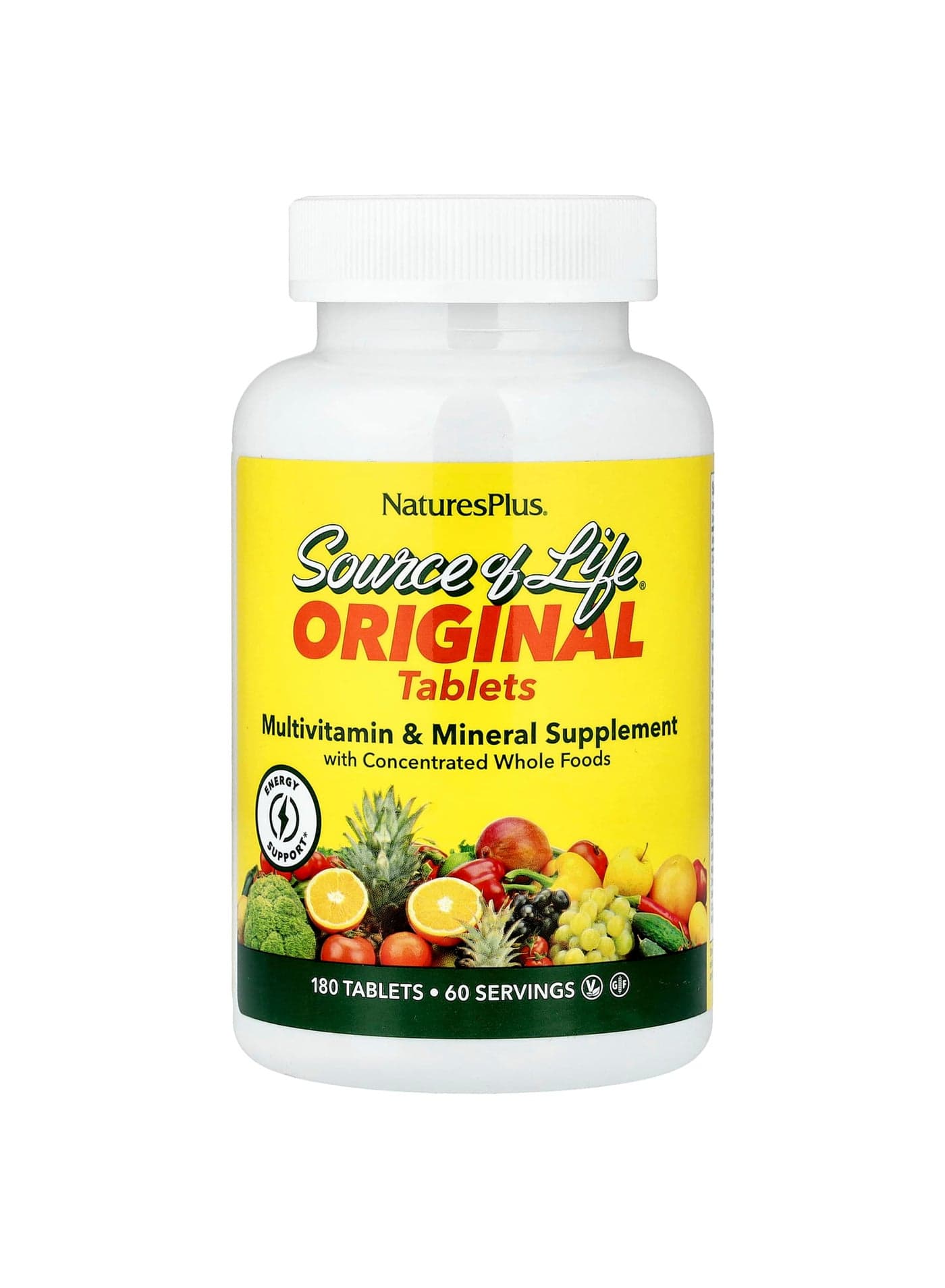 Source of Life, Original Tablets, Multivitamin & Mineral Supplement, 180 Tablets