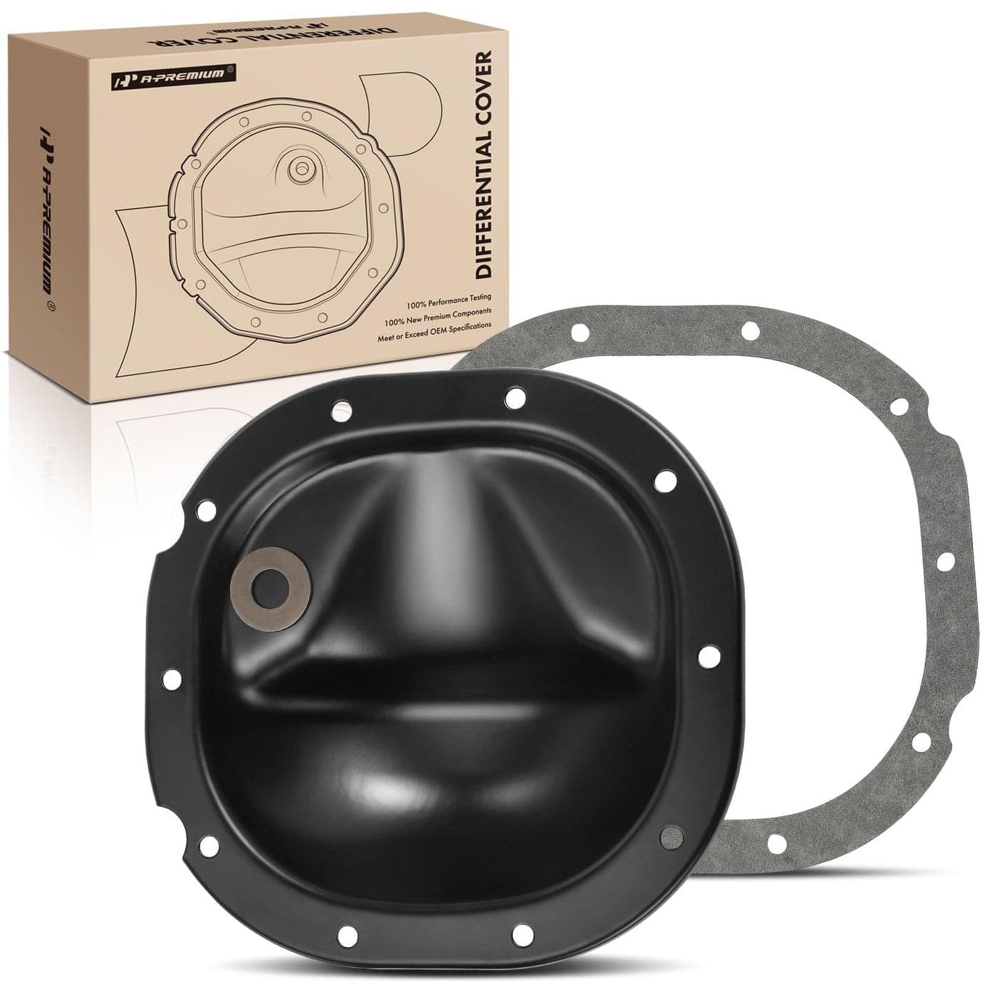 APremium Rear Differential Cover with Gasket Compatible with Ford F150 F100 Expedition Explorer E150 Ranger Lincoln Mark LT Mazda B2300250030004000 88 Ring Gear