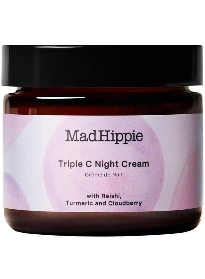 Triple C Night Cream - Hydrating Face Moisturizer and Skin Brightening Face Cream for Women/Men, 3 Forms of Vitamin C, Anti-Aging Cream, 2.1 Oz