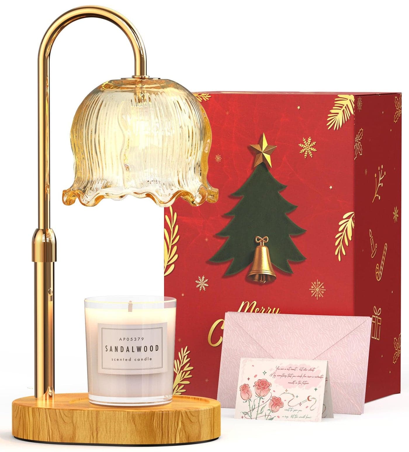 Candle Warmer Lamp with Timer Gifts for Mom, Adjustable Height Vintage Wax Warmer Lamp for Scented Candles Modern Farmhouse Decor, House Warming Gifts New Home Essentials