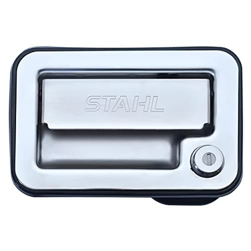Stahl - 163962-SS-001 - Key Code 001 - Replacement Stainless Steel 2-Point Locking Tailgate Latch Kit for 2012-Current Challenger ST Service Body
