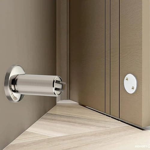 SARDAR DS-01 Magnet Door Stopper/Wall Mounted Magnet Door Stopper/Gate Stopper for Door for Home (1, SS)