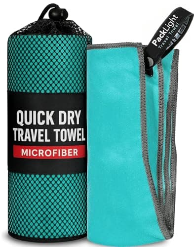 Youphoria Microfiber Travel Towel Fast Drying Lightweight - Quick Dry Towel for Camping, Beach, Backpacking, Hiking, & Sport