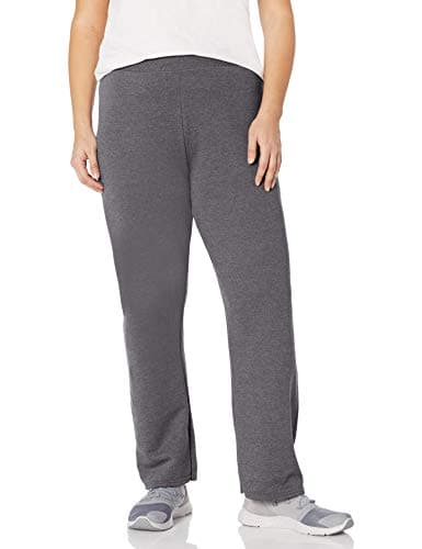 Just My Size Women's Plus-Size EcoSmart Sweatpants Length, Slate Heather, 2XL Petite