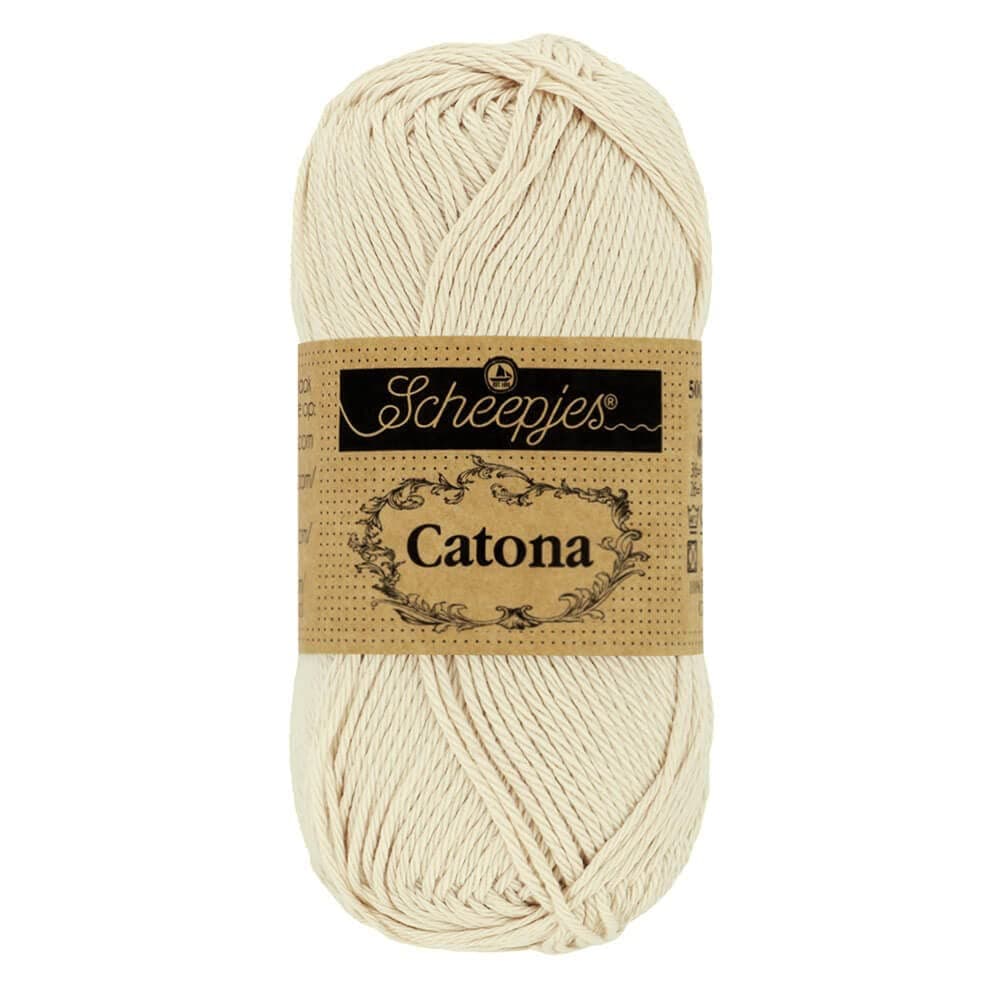 Scheepjes Catona 50 g 176 oz Single Skein Cotton Yarn Color 505 Linen Gray
