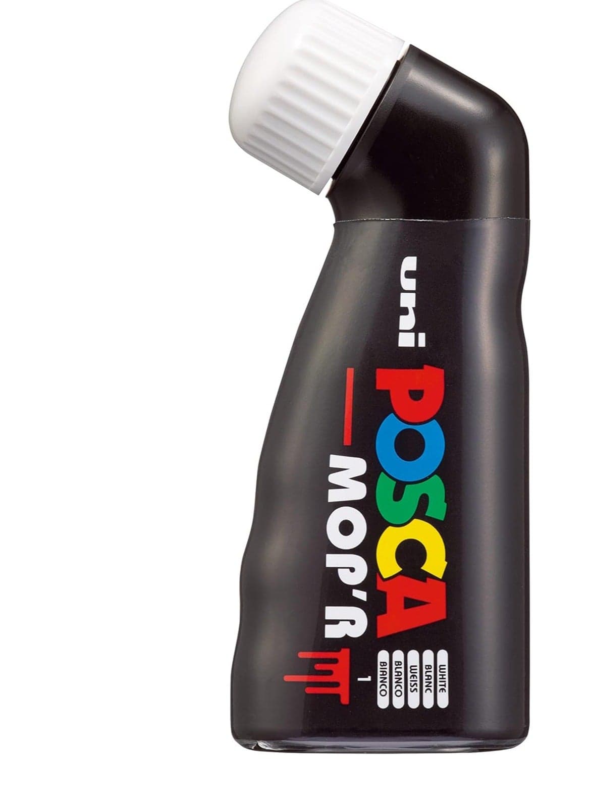 Posca MOP’R PCM-22 Multi Surface Permanent Paint Marker, XXL Round Tip 3-19 mm, Box of 4 White