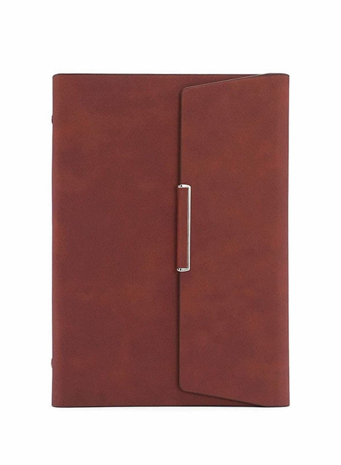 A5 3-Folds Loose-Leaf Notebook Business Office Diary 235 * 175mm Brown