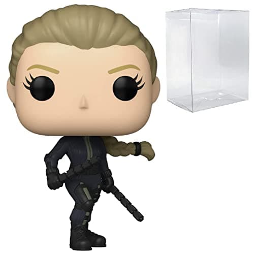 POP Marvel Hawkeye Yelena Belova Black Widow Funko Vinyl Figure Bundled with Compatible Box Protector Case