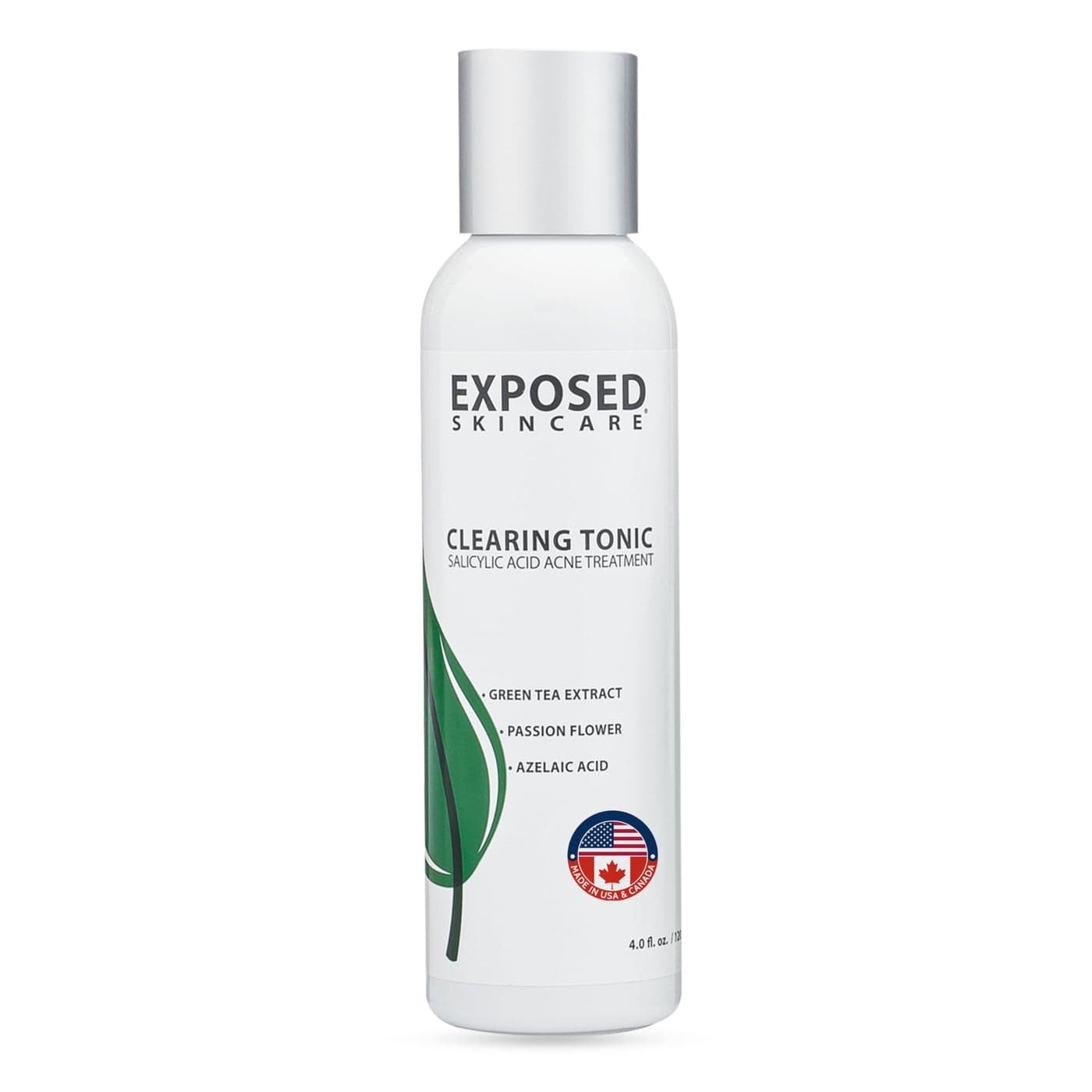 Exposed Skin Care Clearing Tonic Facial Toner with 1 Salicylic Acid and Witch Hazel for Acne Treatment Pore Minimizing Toner to Prevent Breakouts Reduce Redness and Balance Skin Step 2 4 fl oz
