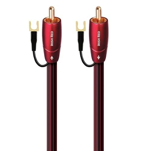 AudioQuest 12m Irish Red RCA Low-Frequency Subwoofer Audio Interconnect - CL3/FT4 PVC