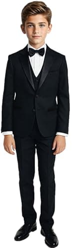 Boys Tuxedo in Black Dresswear Set Size Small 3-6 Months